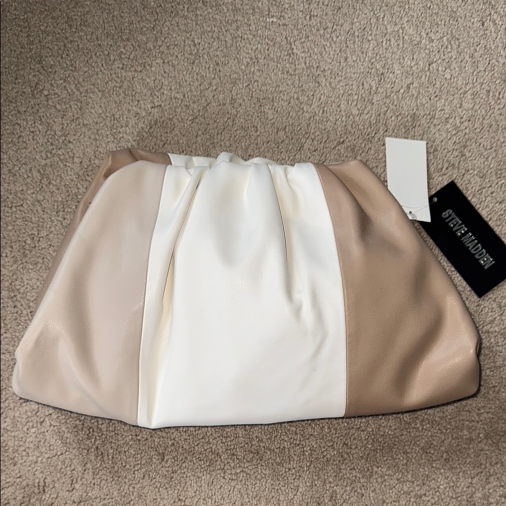 Steve Madden Tan and White Women's Bag